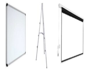 White boards & Projector Screen White boards & Projector Screen